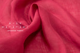DEADSTOCK Shokunin Collection Azumadaki 18 Linen - crimson